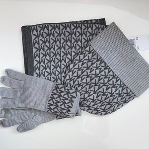 Michael Kors scarf, hat and glove